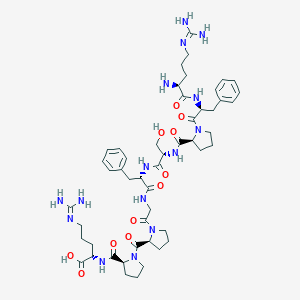 molecular formula C50H73N15O11 B013361 Retrobradykinin CAS No. 5991-13-9