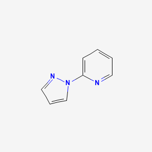molecular formula C8H7N3 B1336117 2-(1H-pyrazol-1-yl)pyridine CAS No. 25700-11-2