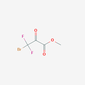 molecular formula C4H3BrF2O3 B1336118 Methyl 3-bromo-3,3-difluoropyruvate 