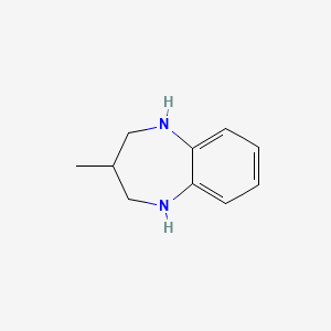 molecular formula C10H14N2 B1336119 3-methyl-2,3,4,5-tetrahydro-1H-1,5-benzodiazepine CAS No. 133405-86-4