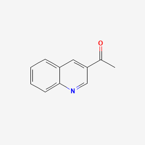 molecular formula C11H9NO B1336125 3-Acetylquinoline CAS No. 33021-53-3