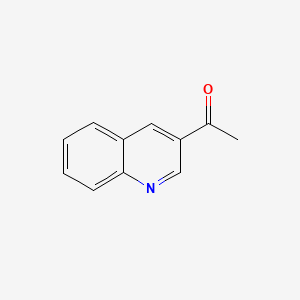 molecular formula C11H9NO B1336125 1-(Quinolin-3-yl)ethanone CAS No. 33021-53-3