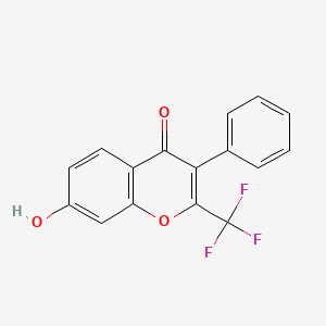 7-Hydroxy-3-phenyl-2-trifluoromethyl-chromen-4-one