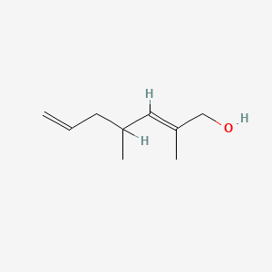 molecular formula C9H16O B1336141 2,4-Dimethylhepta-2,6-dien-1-ol CAS No. 80192-56-9