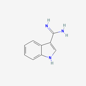 molecular formula C9H9N3 B1336158 1H-吲哚-3-甲酰胺 CAS No. 764600-87-5