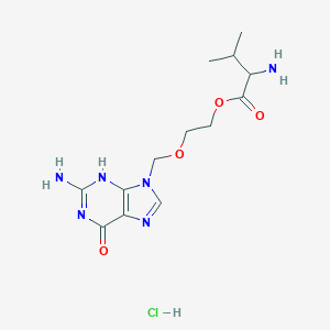 DL-Valine, 2-[(2-amino-1,6-dihydro-6-oxo-9H-purin-9-yl)methoxy]ethyl ester, monohydrochloride