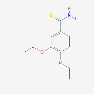 molecular formula C11H15NO2S B1336208 3,4-Diethoxybenzothioamide CAS No. 60759-00-4