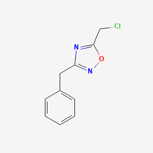 molecular formula C10H9ClN2O B1336219 3-Benzyl-5-(chloromethyl)-1,2,4-oxadiazole CAS No. 51802-77-8