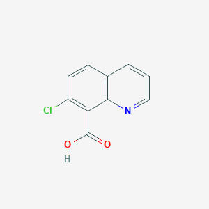 molecular formula C10H6ClNO2 B133622 7-Chloroquinoline-8-carboxylic acid CAS No. 87293-44-5