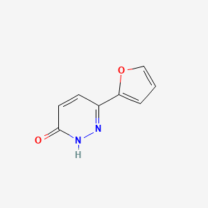 molecular formula C8H6N2O2 B1336230 6-(furan-2-yl)pyridazin-3(2H)-one CAS No. 38530-07-3