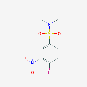 4-fluoro-N,N-dimethyl-3-nitrobenzenesulfonamide