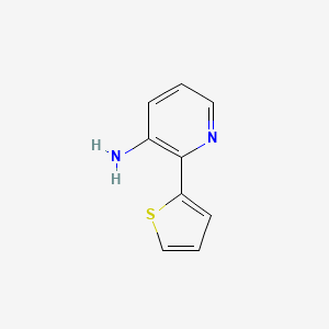 molecular formula C9H8N2S B1336265 2-(Thiophen-2-yl)pyridin-3-amine CAS No. 886507-53-5
