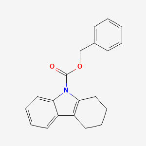 molecular formula C20H19NO2 B13362671 Benzyl 1,2,3,4-tetrahydro-9H-carbazole-9-carboxylate 