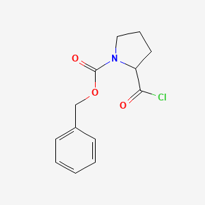 molecular formula C13H14ClNO3 B1336272 Benzyl 2-carbonochloridoylpyrrolidine-1-carboxylate CAS No. 61350-62-7