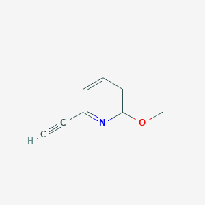 molecular formula C8H7NO B1336274 2-Ethynyl-6-methoxypyridine CAS No. 512197-92-1