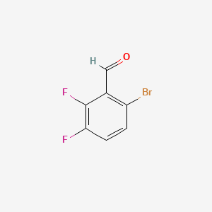 molecular formula C7H3BrF2O B1336277 6-溴-2,3-二氟苯甲醛 CAS No. 360576-04-1