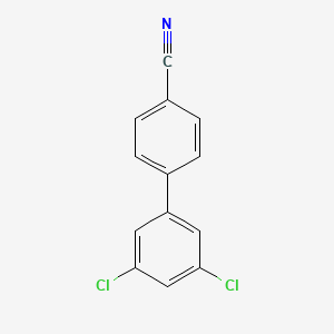 molecular formula C13H7Cl2N B1336279 4-(3,5-二氯苯基)苯甲腈 CAS No. 1025992-48-6