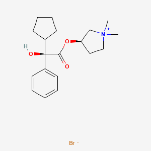 molecular formula C19H28BrNO3 B1336284 (R,R)-Glycopyrrolate CAS No. 58493-54-2