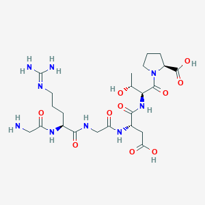 molecular formula C23H39N9O10 B1336285 Gly-Arg-Gly-Asp-Thr-Pro 