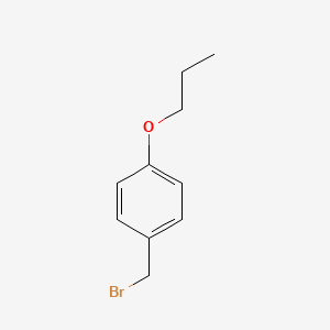 molecular formula C10H13BrO B1336300 Ether, alpha-bromo-p-tolyl propyl CAS No. 2606-58-8