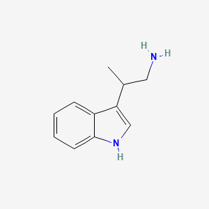 molecular formula C11H14N2 B1336303 2-(1H-indol-3-yl)propan-1-amine CAS No. 4765-22-4