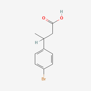 molecular formula C10H11BrO2 B1336304 3-(4-溴苯基)丁酸 CAS No. 53086-46-7