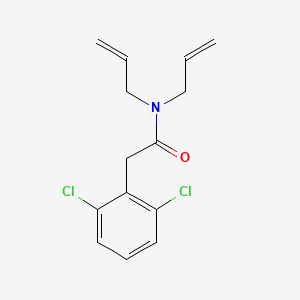 molecular formula C14H15Cl2NO B13363110 N,N-diallyl-2-(2,6-dichlorophenyl)acetamide 