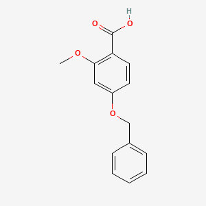 molecular formula C15H14O4 B1336319 4-Benzyloxy-2-methoxy-benzoic acid CAS No. 85607-79-0