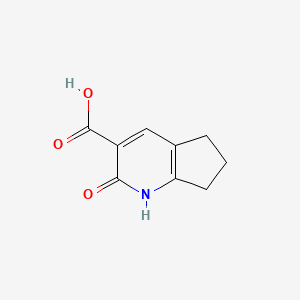 molecular formula C9H9NO3 B1336333 2-羟基-6,7-二氢-5H-环戊[b]吡啶-3-羧酸 CAS No. 115122-63-9
