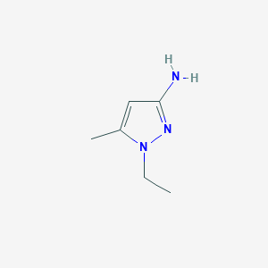 molecular formula C6H11N3 B1336346 1-ethyl-5-methyl-1H-pyrazol-3-amine CAS No. 956364-46-8
