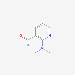 molecular formula C8H10N2O B1336360 2-(Dimethylamino)nicotinaldehyde CAS No. 35567-32-9