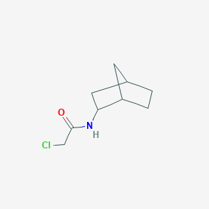 molecular formula C9H14ClNO B1336364 N-Bicyclo[2.2.1]hept-2-YL-2-chloroacetamide CAS No. 90797-09-4