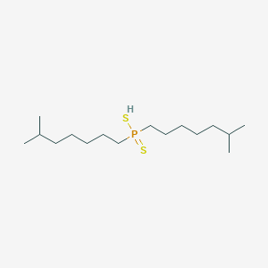 molecular formula C16H35PS2 B13363671 Bis(6-methylheptyl)phosphinodithioic acid 