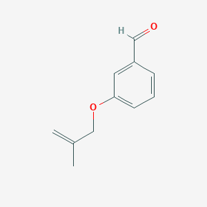 molecular formula C11H12O2 B1336368 3-(2-Methyl-allyloxy)-benzaldehyde CAS No. 38002-95-8