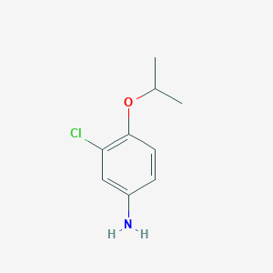molecular formula C9H12ClNO B1336381 3-Chloro-4-isopropoxyaniline CAS No. 5211-04-1