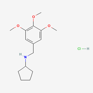 Cyclopentyl-(3,4,5-trimethoxy-benzyl)-amine hydrochloride