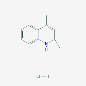 molecular formula C12H16ClN B1336392 2,2,4-Trimethyl-1,2-dihydroquinoline hydrochloride CAS No. 34333-31-8