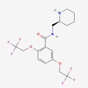 molecular formula C17H20F6N2O3 B1336396 S-(+)-Flecainide CAS No. 99495-92-8