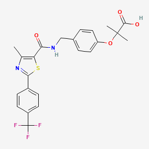 molecular formula C23H21F3N2O4S B1336410 GW 590735 CAS No. 343321-96-0