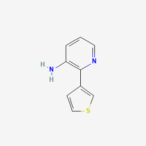 molecular formula C9H8N2S B1336414 2-(Thiophen-3-yl)pyridin-3-amine CAS No. 886508-61-8