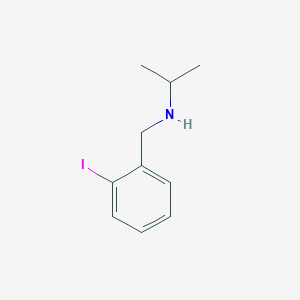 molecular formula C10H14IN B1336433 (2-Iodo-benzyl)-isopropyl-amine CAS No. 76464-85-2