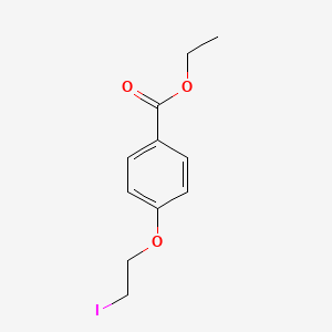 molecular formula C11H13IO3 B1336434 Ethyl 4-(2-iodoethoxy)benzoate CAS No. 56703-36-7
