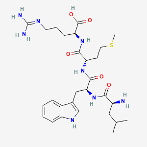 molecular formula C28H44N8O5S B1336459 H-Leu-Trp-Met-Arg-OH CAS No. 67368-23-4