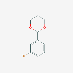 molecular formula C10H11BrO2 B1336462 2-(3-Bromophenyl)-1,3-dioxane CAS No. 67437-93-8