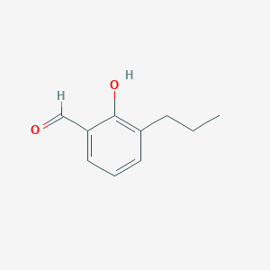 molecular formula C10H12O2 B1336467 2-hydroxy-3-propylBenzaldehyde CAS No. 83816-53-9