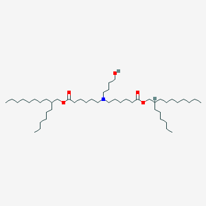 molecular formula C48H95NO5 B13364688 Bis(2-hexyldecyl) 6,6'-((4-hydroxybutyl)azanediyl)dihexanoate 