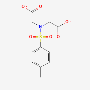 molecular formula C11H11NO6S-2 B1336488 2-[Carboxylatomethyl-(4-methylphenyl)sulfonyl-amino]acetate 