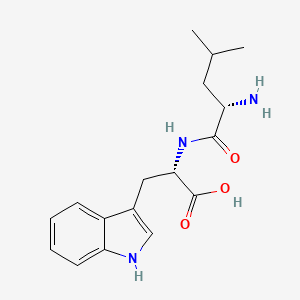 molecular formula C17H23N3O3 B1336501 N-(2-Amino-1-hydroxy-4-methylpentylidene)tryptophan CAS No. 5156-22-9