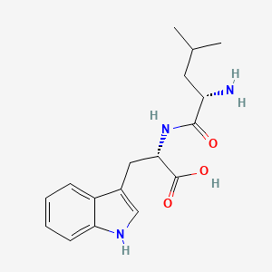 molecular formula C17H23N3O3 B1336501 H-Leu-Trp-OH CAS No. 5156-22-9
