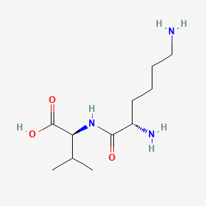 molecular formula C11H23N3O3 B1336502 Lysylvaline CAS No. 20556-11-0